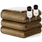 Homemate Electric Heated Blanket Size - KING(100"X90"), 04 Beige. Fixed Price $131.67.