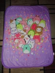 Squishmallows Snuggle Small Throw Blanket Soft Fleece Purple 38 50 Excellent. Fixed Price $6.00.
