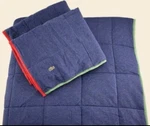 Lacoste Westover 3 Piece Quilt Set, Full/queen Navy Blue Bedding Comforter. Fixed Price $145.00.