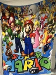 Super Mario Bros. Video Game Blanket 30 X40 Nintendo Inspired Soft. Fixed Price $10.00.