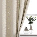 Enactex 100% Full Blackout Curtains 63 Inch Length Thermal Insulated Beige Cu.... Fixed Price $57.69.