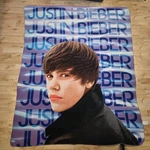 Brauado Justin Beiber 2011 Fleece Blanket Purple Spell Out 50X60. Fixed Price $21.60.