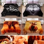 Animal/floral Design Thick Heavy Blanket Super Soft Warm Korean Mink Queen/king. Fixed Price $47.60.