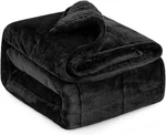 Queen Size 15 Lbs Weighted Blanket For Stress Relief & Better Sleep - Black. Fixed Price $87.99.