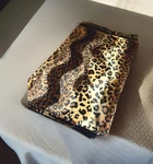 Leopard Print Throw Blanket 48X57 Black Border Animal Cheetah Home Decor. Fixed Price $29.00.