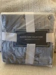 Hudson Park Collection Velvet Throw 50" X 70" Charcoal Grey. Fixed Price $72.00.