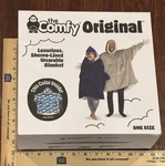 The Comfy Original Microfiber Wearable Blanket Hoodie For Adults W/ Pockets Nib. Fixed Price $39.95.