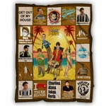 Two And Half Men Blanket Charlie Harper Classic Sitcom Memories Fleece. Fixed Price $63.95.