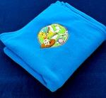 Disney Pixar Toy Story Blue Fleece Throw Blanket Woody Buzz Lightweight Logo 62". Fixed Price $18.90.