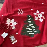 Chandler 4 Corners Wool Embellished Throw Christmas Tree 52X70". Fixed Price $89.99.