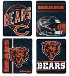 Chicago Bears Blanket - Bed Throw Fleece Pick Your Style (nfl). Fixed Price $28.99.