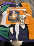 Snoopy Woodstock Vampires Halloween Sew Fleece Throw Kit 2018 72X60 Peanuts. Fixed Price $69.99.