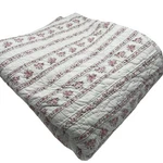 Vtg Simply Shabby Chic Rachel Ashwell King Quilt 100% Cotton X90 Pink Roses. Fixed Price $125.00.