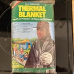 Vintage 1987 Coghlans All Purpose Thermal Blanket Nip 50" X 79" -new Package. Fixed Price $8.00.