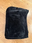 Kate Spade Twin Size Fleece Blanket Black. Fixed Price $15.00.