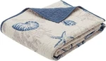 Madison Park Bayside Luxury Oversized Quilted 60"X70", Blue. Fixed Price $49.44.