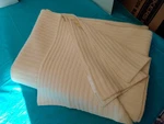 Ikea Wool Blanket 82" 65" Cream Ivory. Fixed Price $38.00.