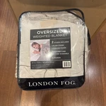 New London Fog Oversized 15 Pound Weighted Blanket 60X70. Fixed Price $28.99.