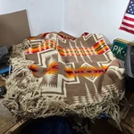 Pendleton Wool Blanket Approximately 64" 70". Fixed Price $225.55.