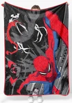 Jay Franco Plush Throw 46 X 60 Inches - Blanket, Black Spiderman. Fixed Price $29.79.