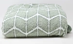 Berkshire Heirloom Throw Blanket Reversible 100% Polyester Velvet Plush Green. Fixed Price $14.95.