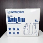 Westinghouse Warming Throw Electric Blanket Heat Settings 50X60 Open Box. Fixed Price $34.99.