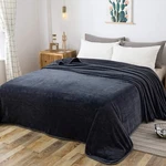 Dark Grey King 90" 108" Fleece Blanket For Oversized Bed Extra Soft Warm Sofa. Fixed Price $34.09.