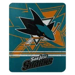 San Jose Sharks Nhl Northwest 50"X60" Fade Away Fleece Throw Blanket. Fixed Price $24.99.