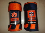 2 Auburn Tigers Ncaa 45X60 Silk Touch Throw Fleece Blanket. Fixed Price $22.00.