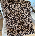 Nwt Anthropologie Woven Cotton Leopard Animal Print Reversible Throw Blanket. Fixed Price $49.99.