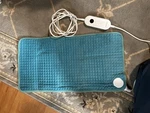 Homech Electric Large 12"X24" Heating Pad Blue (HM-BD001). Fixed Price $10.00.