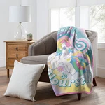 Northwest Hasbro My Little Pony Silk Touch Sherpa Throw Blanket, 50"X60". Fixed Price $49.99.