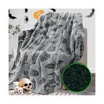Rexeo Throw Kids Soft Fleece Blankets Black Cat Halloween T... Fast Ship. Fixed Price $32.96.