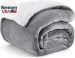 Gentlesoft Sherpa Fleece Throw Blanket For Couch - Thick And Warm Christmas. Fixed Price $33.28.