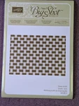 Sizzix Big Shot Basket Weave Dynamic Textured Impressions Embossing Folder. Fixed Price $20.00.