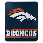 Denver Broncos 50" X 60" Split Wide Fleece Throw Blanket By Northwest. Fixed Price $19.99.