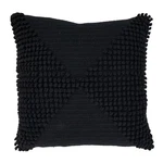 Saro Lifestyle Textured Woven Diamond Throw Pillow Cover, Black, 20"X20". Fixed Price $30.25.