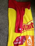 Snuggie Starburst Fleece Blanket W/ Sleeves 71 X 54" Pre-owned. Fixed Price $15.99.