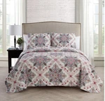Vcny Home 3 Pc Comforter Set, Reversible Bedding Matching Shams. Fixed Price $19.99.
