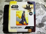 Disney Star Wars The Mandalorian Silky Soft Throw Blanket Size 40 X 50. Fixed Price $14.99.