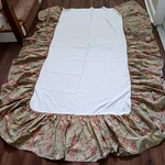Vintage Ralph Lauren Charlotte Twin Bed Skirt Green Floral French Shabby Chic. Fixed Price $40.00.