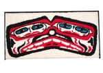Vintage 76 Sitka Alaska Tlingit Indian Rug Wall Art Tribe Totem Northwest Bright. Fixed Price $189.91.