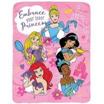 Disney Princesses Throw Blanket 45X60 Ariel Jasmine Tiana Rapunzel Girls Pink. Fixed Price $13.99.