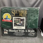 Sunbeam Slumber Rest Vntg Electric Blanket In Org Pack Genesis Queen Size. Fixed Price $70.00.