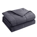 Yescool Weighted Blanket For Adults (15 Lbs, 48" X 72", Grey) Cooling Heavy B.... Fixed Price $53.64.