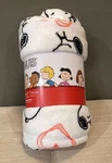 Snoopy Berkshire Blanket White Pink Hearts Love Marriage 60X70 Cozy Throw. Fixed Price $40.00.