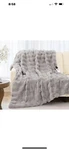Marnur Electric Blanket 50"X60", Faux Fur Heated Throw, Heating Levels,. Fixed Price $40.00.