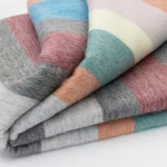 Soft & Warm Striped Alpaca Wool Blanket Queen Bed Sofa Throw Spring Meadow. Fixed Price $79.95.