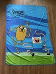 Adventure Time Fleece Throw Blanket Finn & Jake Dancing 45X60 Fun Collectibles. Fixed Price $22.99.