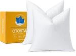 Otostar Pack 2 Down And Feather Throw Pillow Inserts, 18 X Soft Fluffy. Fixed Price $40.13.